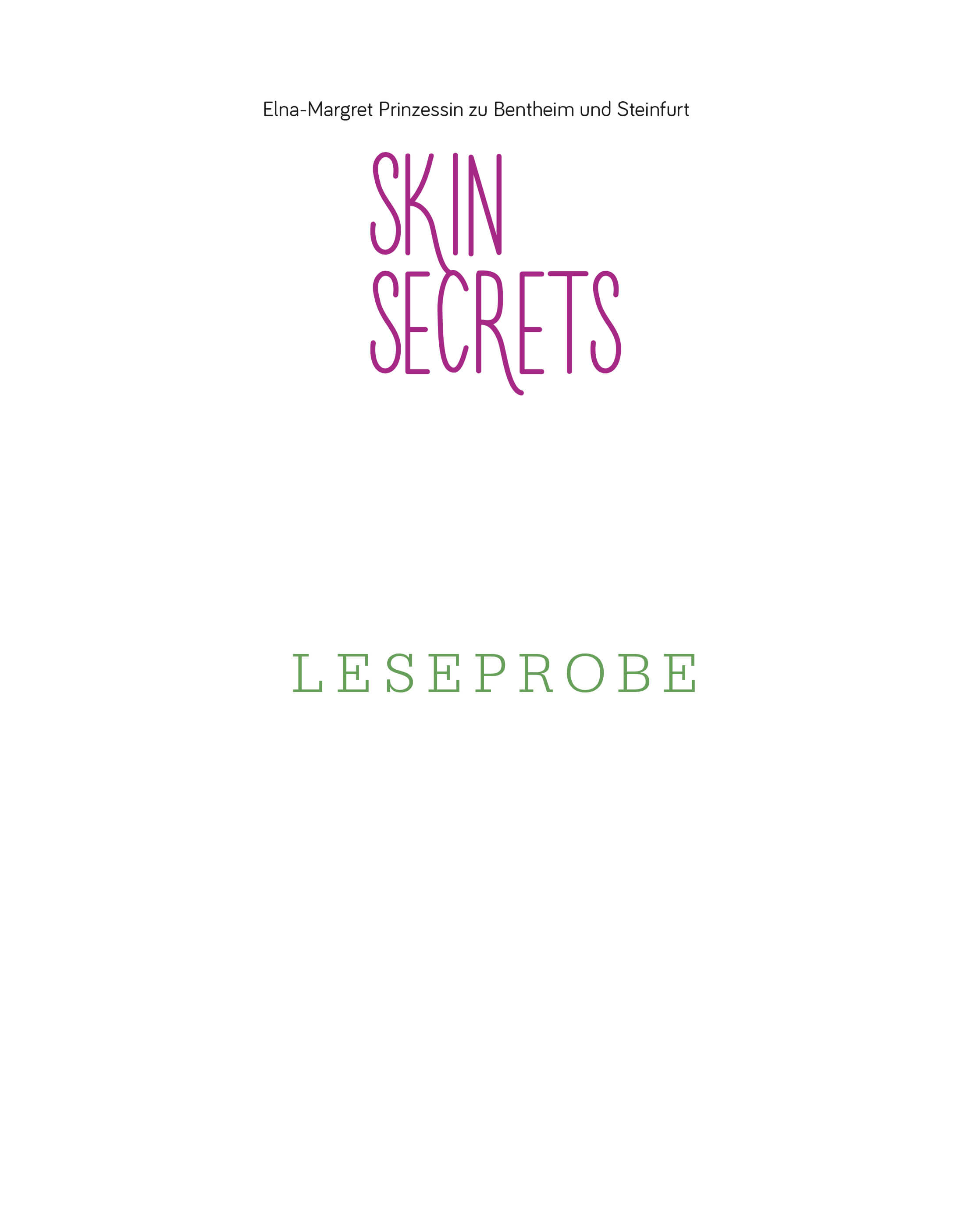 Skin Secrets Leseprobe